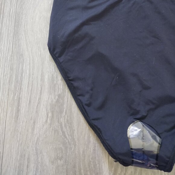 NWT Catherine Malandrino Deep V with Strappy Very Low Back One Piece Swimsuit - Picture 16 of 16